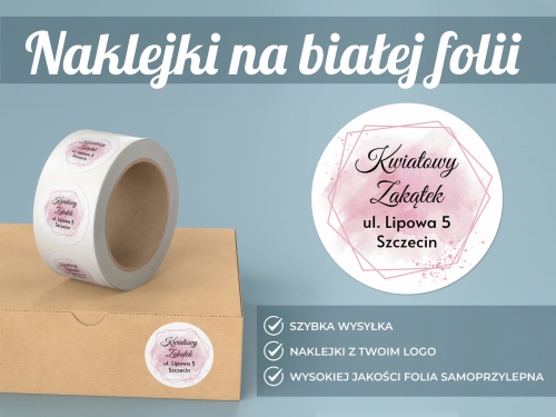 Druk Naklejek z Twoim Logo lub Grafiką – Naklejki Firmowe od 100 szt.