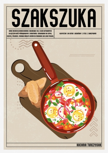 Plakat Kuchenny Szakszuka Do Kuchni 