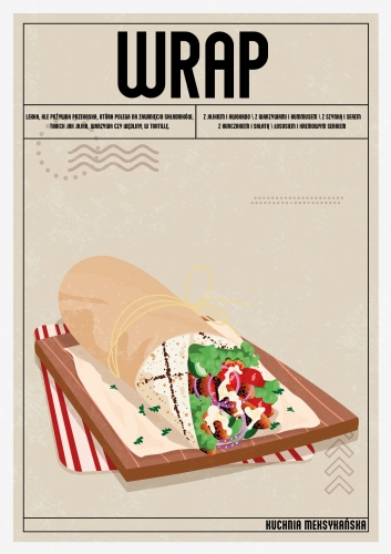 Plakat Kuchenny Wrap Do Kuchni