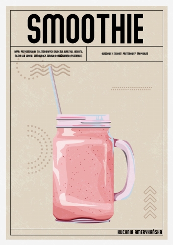Plakat Kuchenny Smoothie Do Kuchni