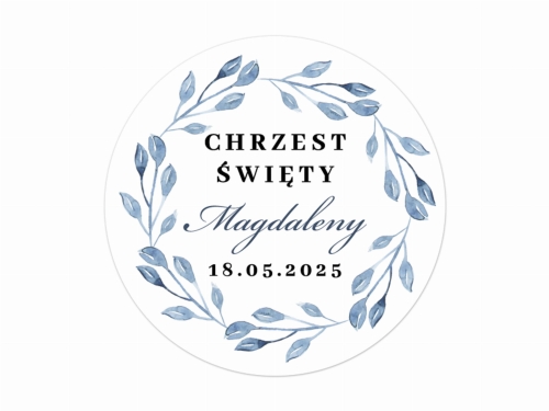 Personalizowane Naklejki na Chrzest Święty, Naklejki Chrzest Swiety