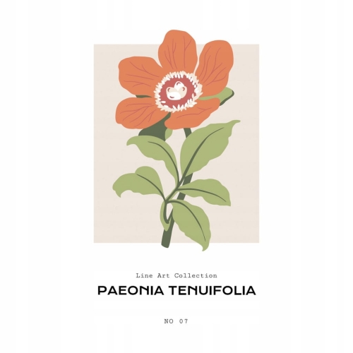 Plakat Tropiki rośliny natura kwiat kobieta