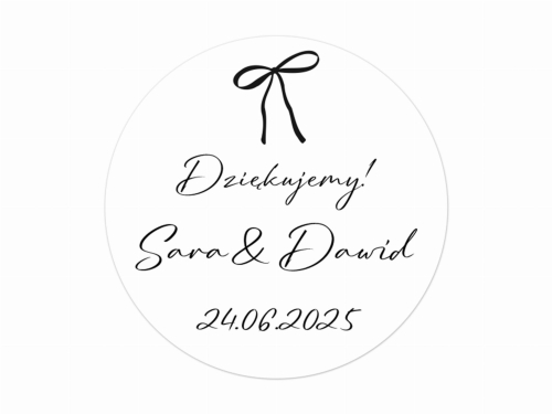 Personalizowane naklejki na wesele – subtelny dodatek do papeterii ślubnej