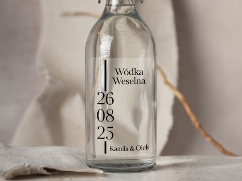Weselne etykiety z personalizacją – do wódki, nalewek i innych trunków