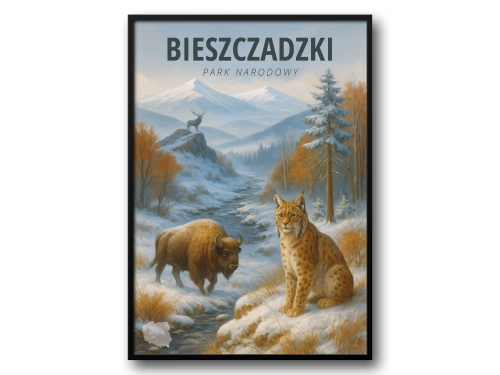 Plakat Bieszczadzki Park Narodowy