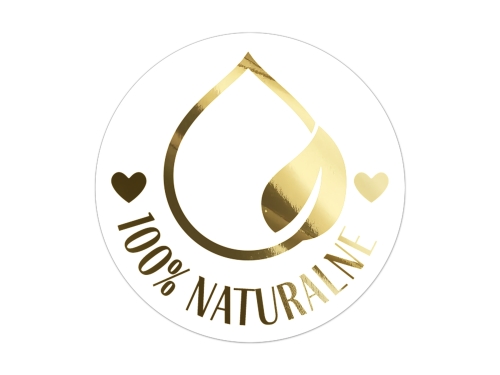Złocone naklejki Eco, Zero Waste Nr 4