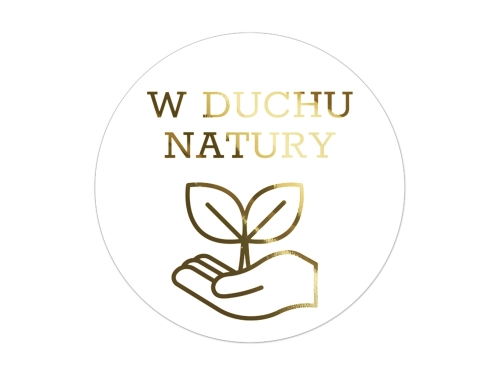 Złocone naklejki Eco, Zero Waste Nr 9