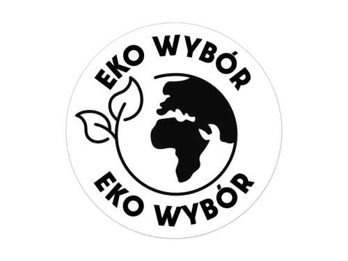 Naklejki Eco, Zero Waste na białej lub przezroczystej folii Nr 3