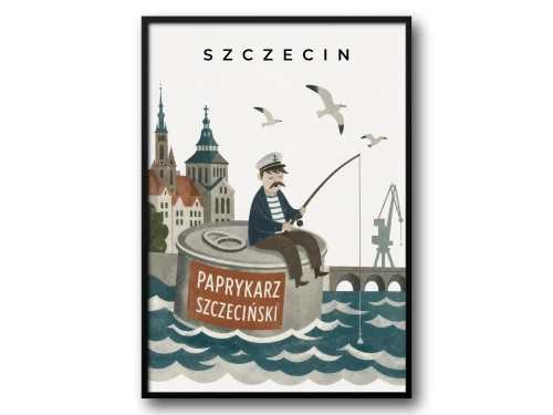 Plakat Szczecin, paprykarz szczeciński
