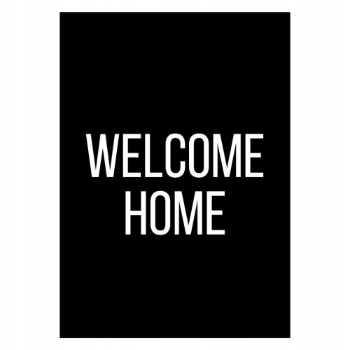 Plakat Welcome home typograficzny