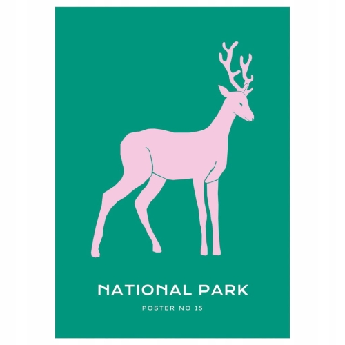 Plakat Dzika Przyroda Natura Zwierzęta