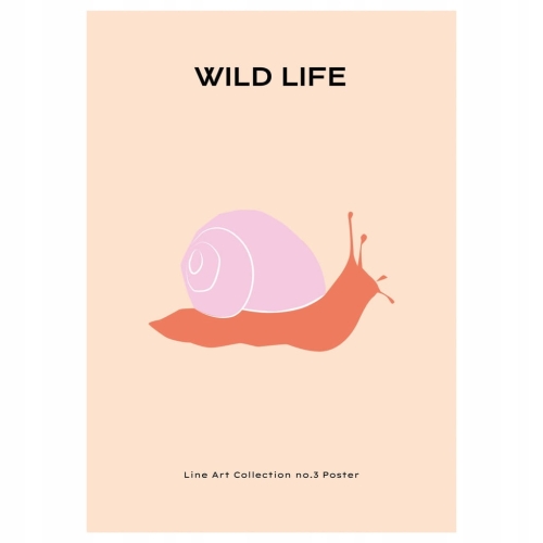 Plakat Dzika Przyroda Natura Zwierzęta