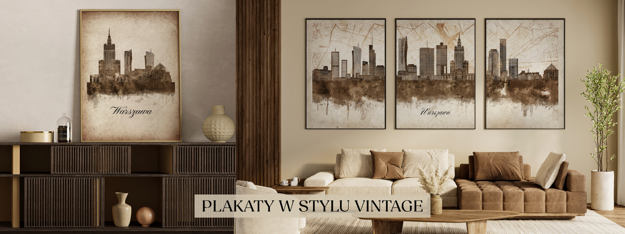 Plakaty styl vintage