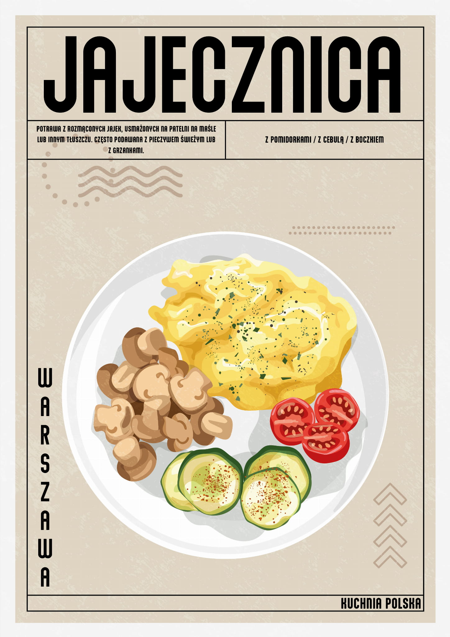 Plakat Kuchenny Jajecznica Do Kuchni Nietylkoplakaty.pl - oryginalne ...