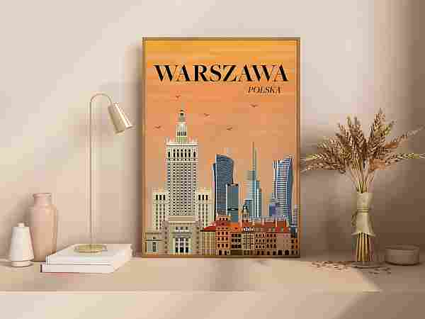 Plakat Warszawa – wyjątkowa seria dekoracji na Twoją ścianę